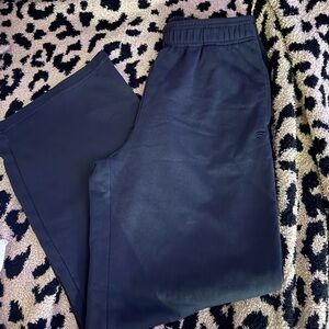 Fabletics black wide leg sweatpants